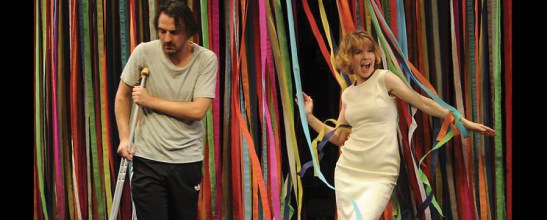 Belvoir production photo - Margaret and Brick at odds